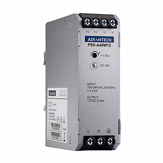 PSD-A40W12 Advantech Corp  Fuentes de alimentación industriales para riel DIN